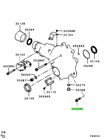 Genuine OEM Mitsubishi Transfer Case Bolt (EVO X/Ralliart)